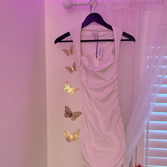 ARITZIA- Contour Flourish Mini Dress - Picture 3 of 5